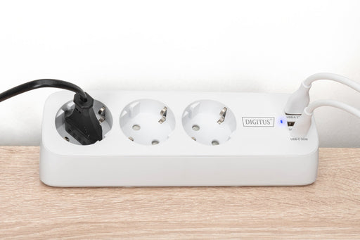 EAN 4016032502074 - Digitus DA-70626 base múltiple 1,5 m 3 salidas AC Interior Blanco imagen 2