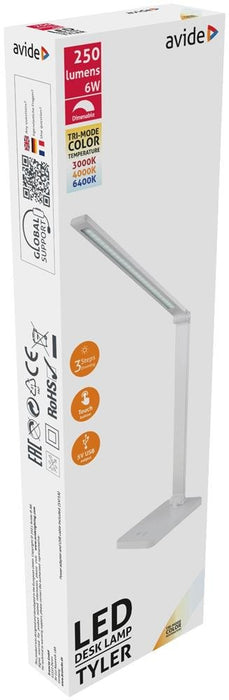 EAN 5999097930121 - Avide ABLDL-6W-TYL-W lámpara de mesa LED G Blanco imagen 3
