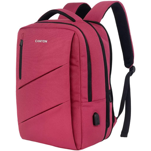 EAN 5291485009748 - Canyon CNS-BPE5BD1 maletines para portátil 39,6 cm (15.6") Mochila Rojo imagen 2