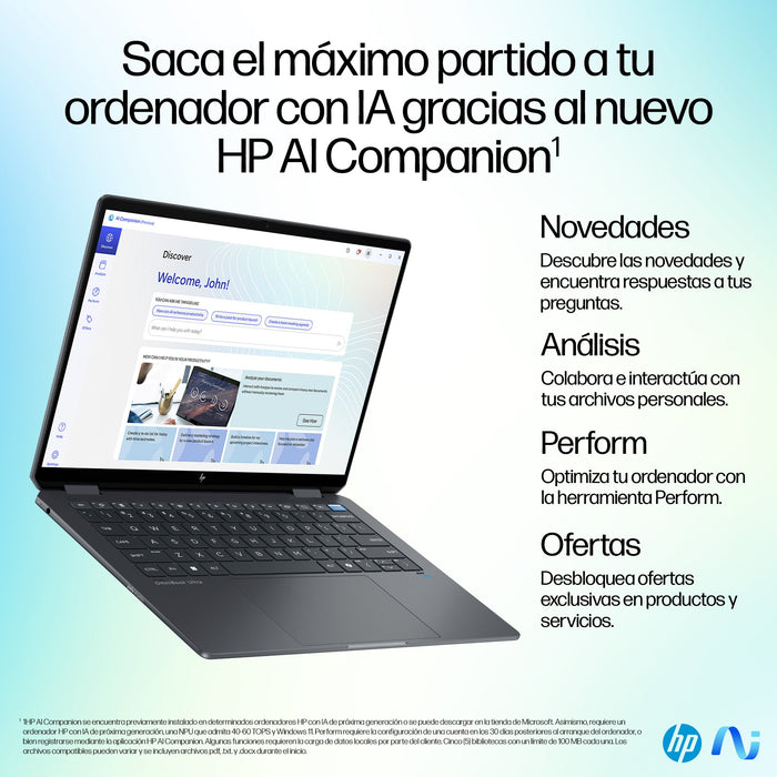 EAN 198828974846 - HP OmniBook Ultra Flip 14-fh0006ns Copilot+ PC Intel Core Ultra 7 258V 35,6 cm (14") Pantalla táctil 3K 32 imagen 14