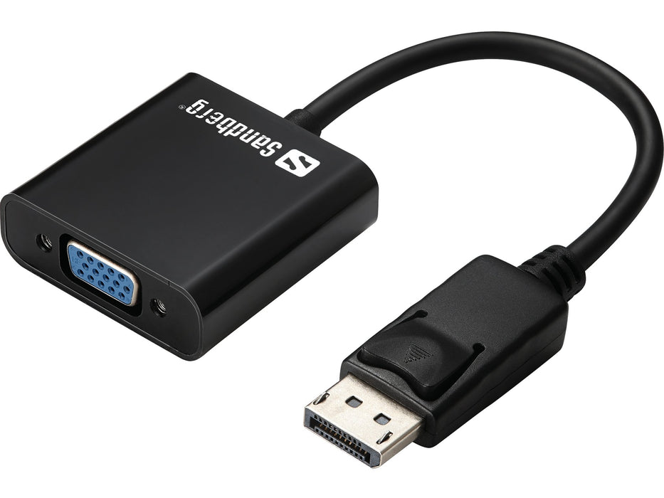 EAN 5705730508431 - Sandberg 508-43 adaptador de cable de vídeo VGA (D-Sub) Negro imagen 1