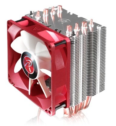 EAN 4715109920024 - RAIJINTEK Aidos Procesador Enfriador 9,2 cm Cobre, Metálico, Rojo imagen 5