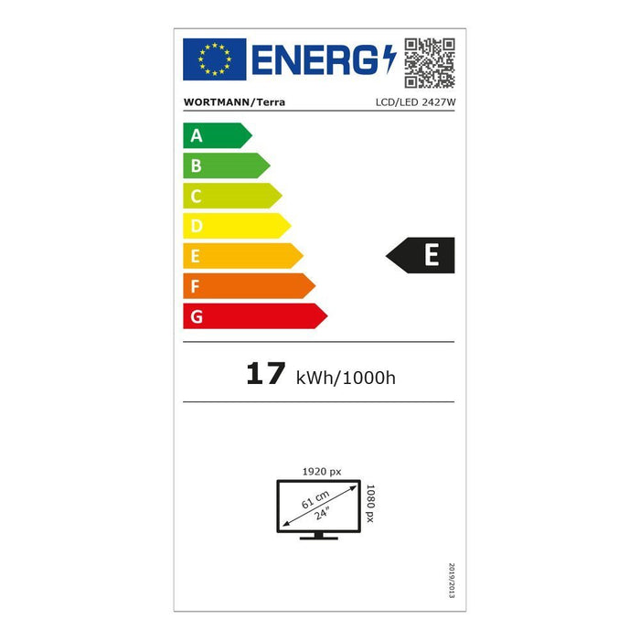 EAN 4039407077236 - TERRA 3030221 pantalla para PC 60,5 cm (23.8") 1920 x 1080 Pixeles Full HD LED Negro imagen 6