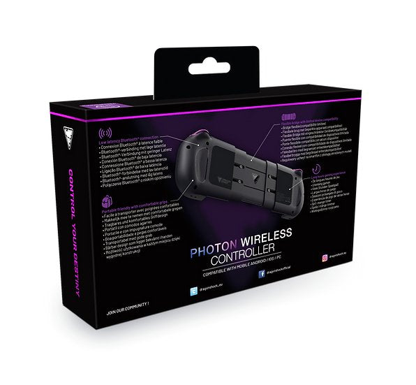 EAN 5425025593125 - Dragonshock Photon Negro Bluetooth/USB Gamepad Analógico/Digital Android, PC, iOS imagen 8