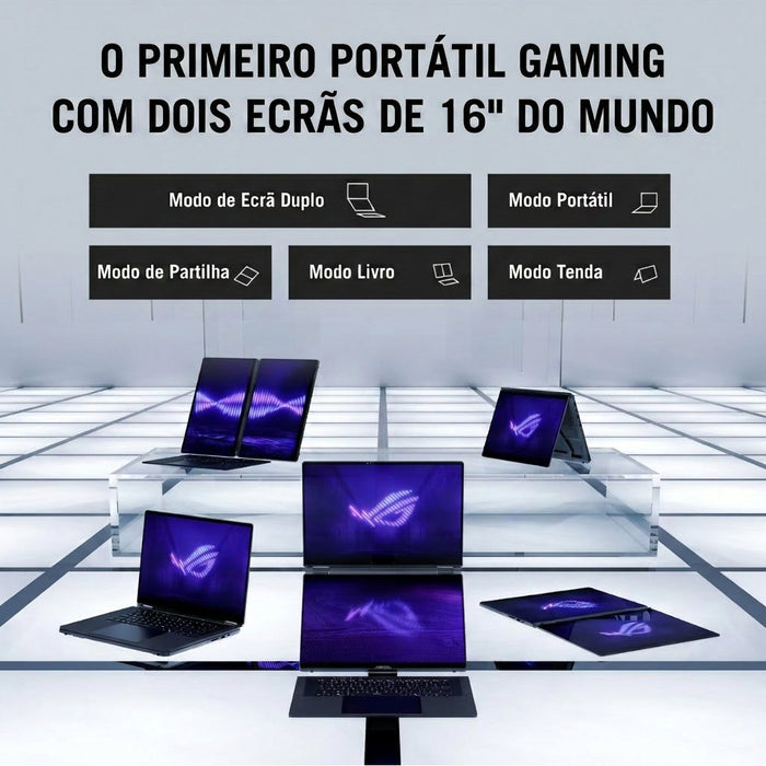 EAN 4711636504607 - ASUS ROG Zephyrus Duo GX651AX-U94B59PB1 Intel Core Ultra 9 386H Híbrido (2-en-1) 40,6 cm (16") Pantalla t imagen 8