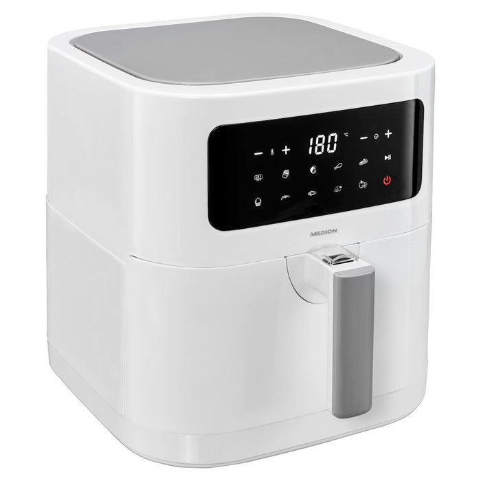 EAN 4061275214819 - MEDION LIFE E40 XL Sencillo 5,2 L Independiente Freidora de aire caliente Blanco imagen 6