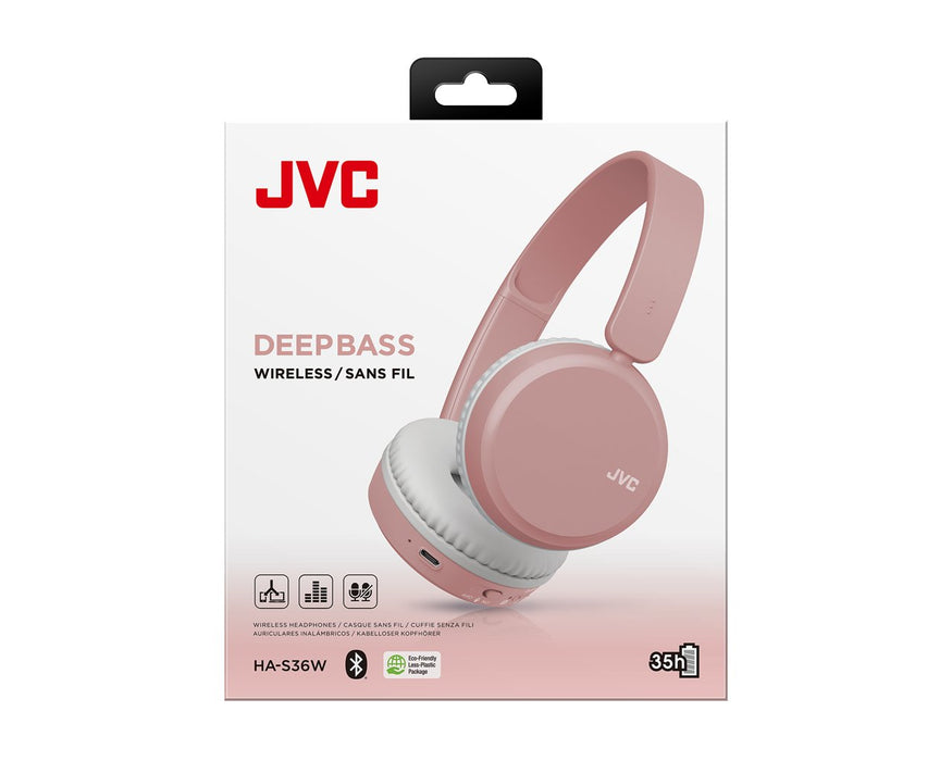 EAN 4975769482397 - JVC HA-S36W Auriculares Inalámbrico Diadema Llamadas/Música Bluetooth Rosa imagen 5