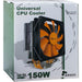 EAN 4260455642026 - Dynatron Argus SU-260 Procesador Enfriador 12 cm Negro, Naranja imagen 3