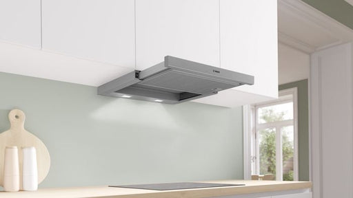 EAN 4242005538126 - Bosch DFL064W54 campana Semintegrada (extraíble) Metálico, Plata 394 m³/h imagen 2