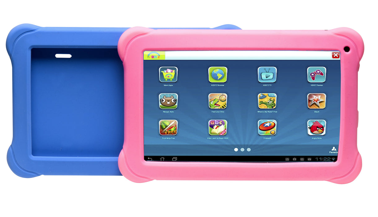 EAN 5706751040085 - Denver TAQ-10383KBLUE/PINK 16 GB 25,6 cm (10.1") 1 GB Wi-Fi 4 (802.11n) Android 8.1 Go edition Negro, Azu imagen 1
