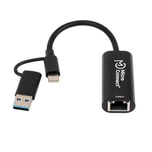 EAN 5715063053416 - Microconnect MC-USBACNET2.5G cambiador de género para cable USB C RJ-45 Negro imagen 2