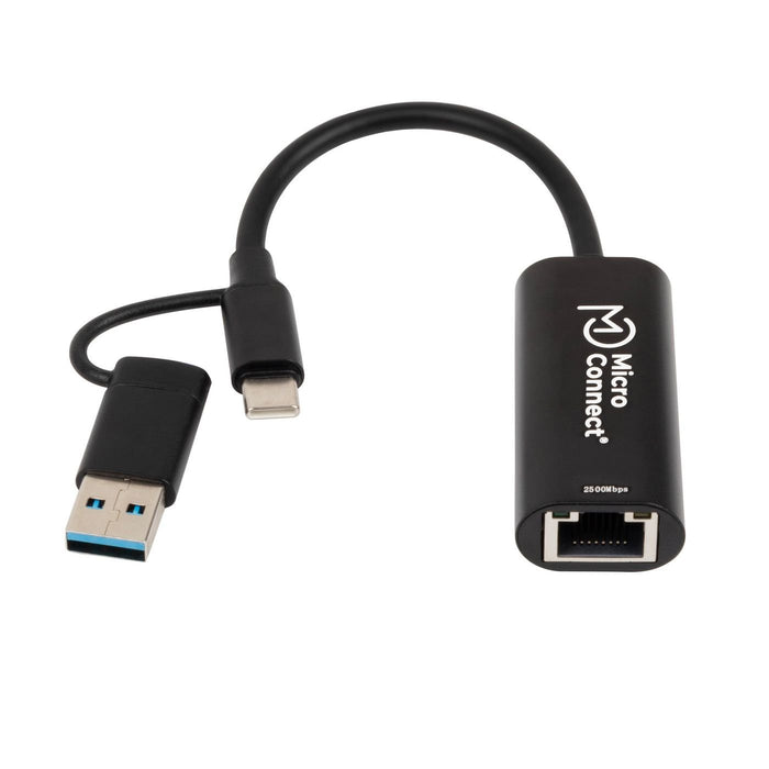 EAN 5715063053416 - Microconnect MC-USBACNET2.5G cambiador de género para cable USB C RJ-45 Negro imagen 2