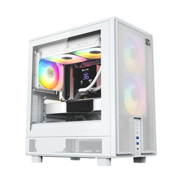EAN 6978262011000 - XYZ X-CS-ATOM-W carcasa de ordenador Micro Torre Blanco imagen 17