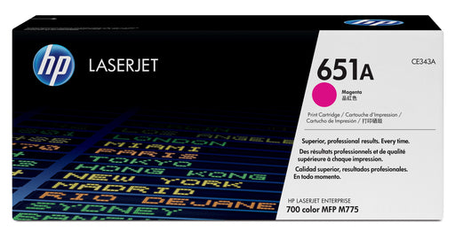 EAN 0886111121359 - HP 651A Magenta Original LaserJet Toner Cartridge cartucho de tóner 1 pieza(s) imagen 1
