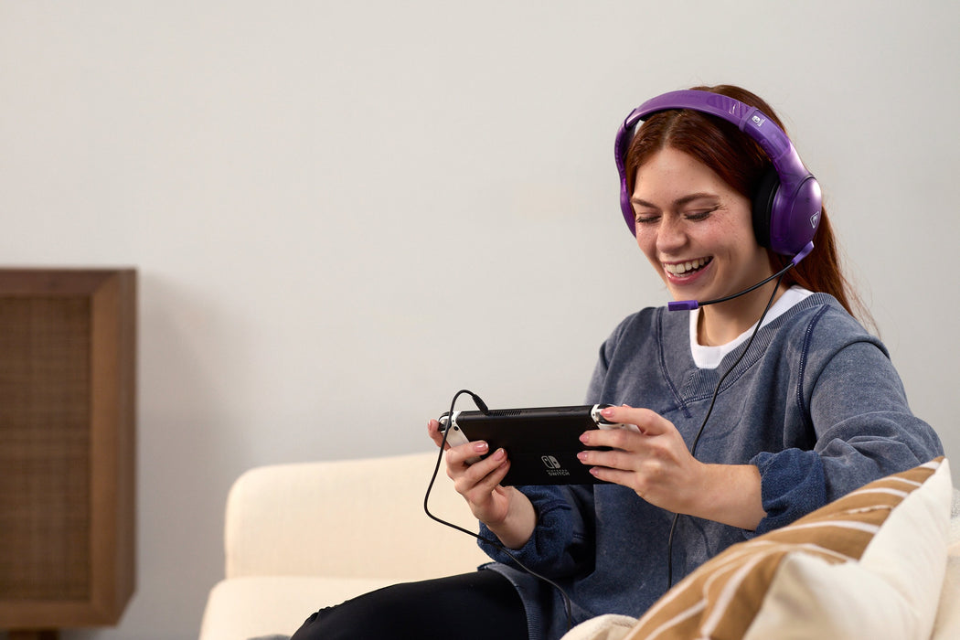 EAN 0840454400144 - Turtle Beach Airlite Fit Auriculares Alámbrico Diadema Juego Negro, Púrpura imagen 8