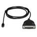 EAN 65030872010 - StarTech.com ICUSBCPLLD25 cable paralelo Negro 1,83 m imagen 1
