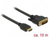 EAN 4043619856572 - DeLOCK 85657 adaptador de cable de vídeo 10 m HDMI tipo A (Estándar) DVI Negro imagen 1