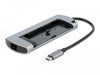 EAN 4043619877676 - DeLOCK 87767 base para portátil y replicador de puertos Alámbrico USB 3.2 Gen 1 (3.1 Gen 1) Type-C Gris imagen 5