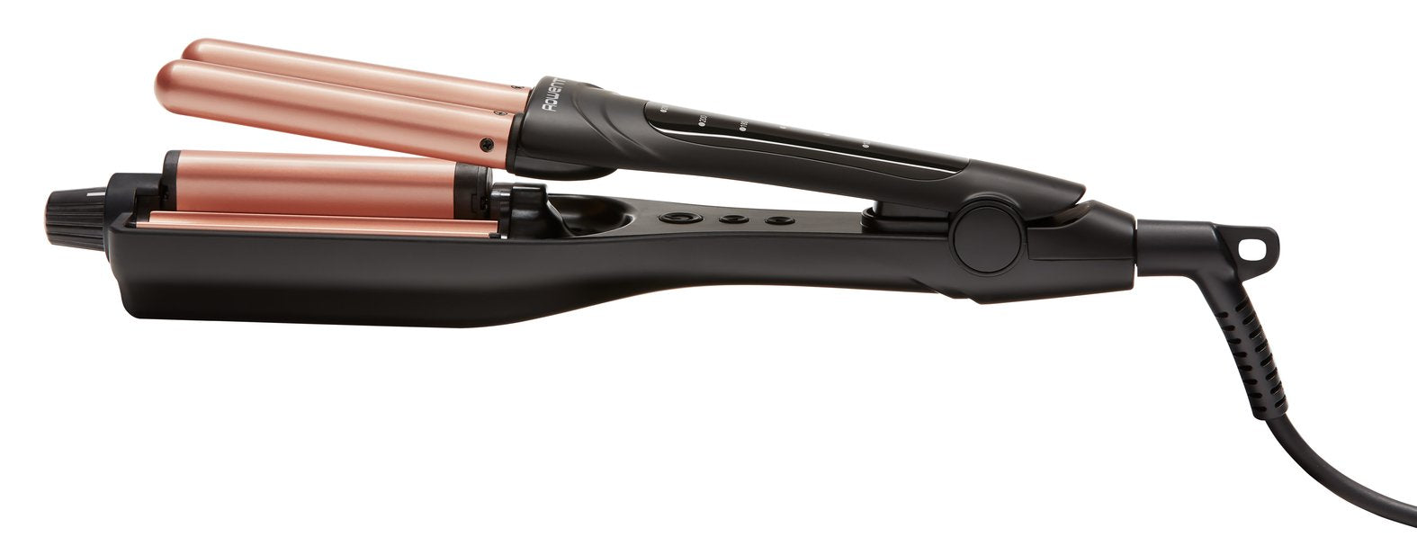 EAN 3121040070925 - Rowenta Waves Addict CF4710 Herramienta de peinado con múltiples accesorios Caliente Negro, Oro imagen 1