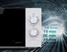 EAN 3838782612138 - Hisense H20MOWP1 Blanco Solo microondas Encimera 20 L 700 W imagen 5