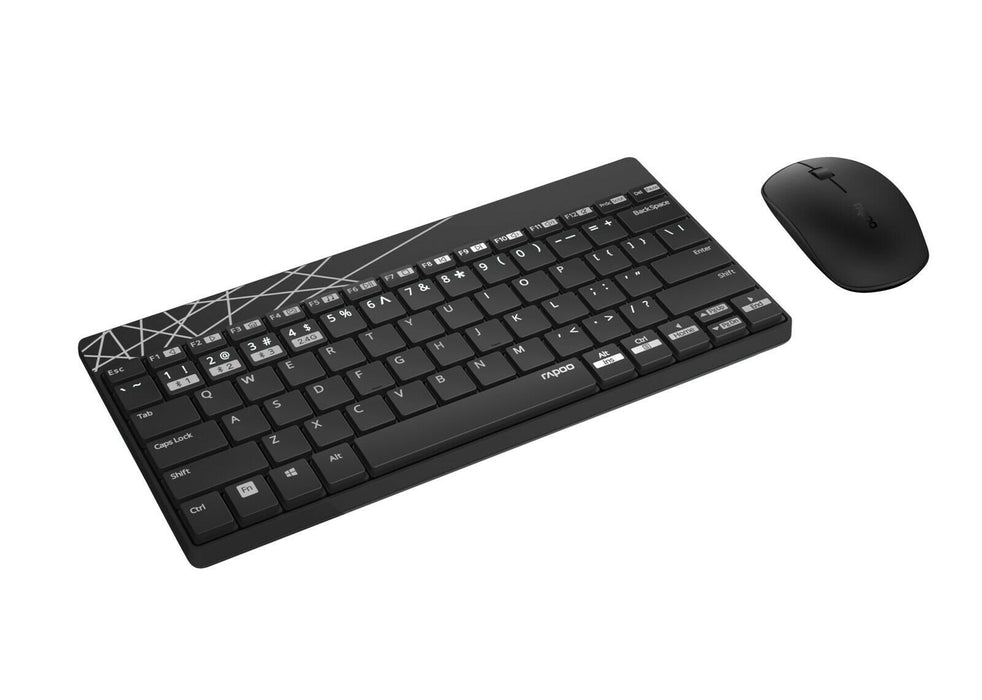 EAN 6940056181299 - Rapoo 8000M teclado Ratón incluido Universal Bluetooth QWERTZ Alemán Negro imagen 1