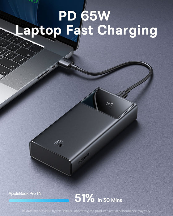 EAN 6932172634940 - Baseus STAR LORD OVERSEAS EDITION 20.000 MAH DIGITAL DISPLAY POWERBANK 65W-SIYAH Polímero de litio 20000  imagen 4