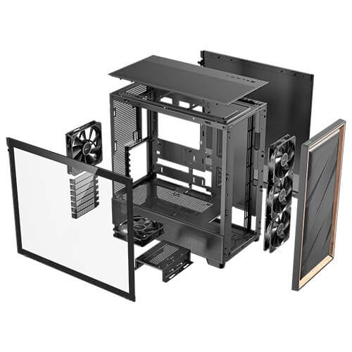 EAN 0761345101332 - Antec 0-761345-10133-2 carcasa de ordenador Midi Tower Negro, Madera imagen 22