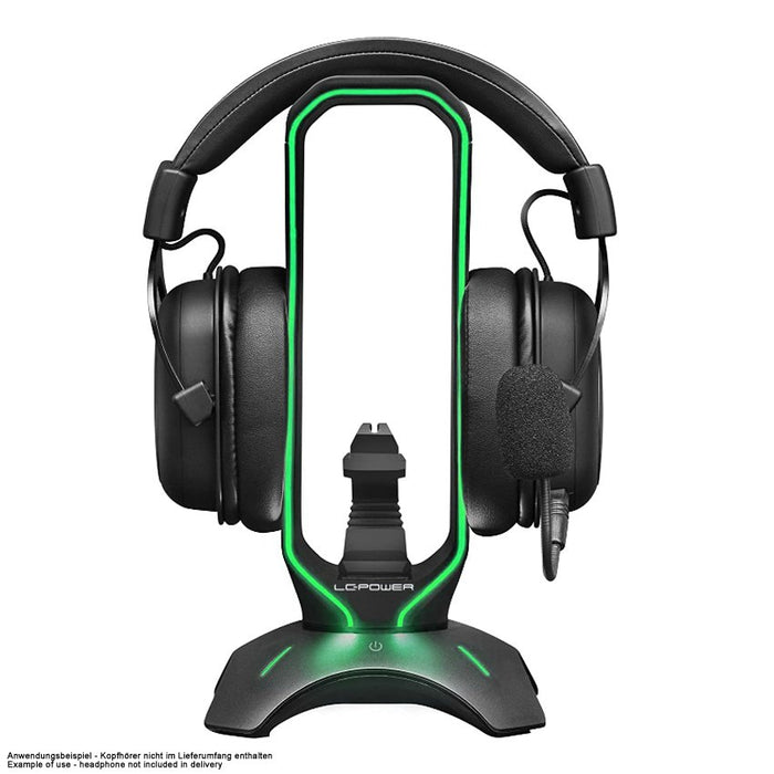 EAN 4260070127588 - LC-Power LC-HUB-HEAD-BUNGEE auricular / audífono accesorio Soporte para auriculares imagen 5