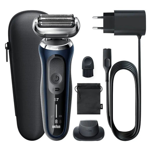 EAN 4210201433781 - Braun Series 7 71-B1200s Máquina de afeitar de láminas Recortadora Azul imagen 1