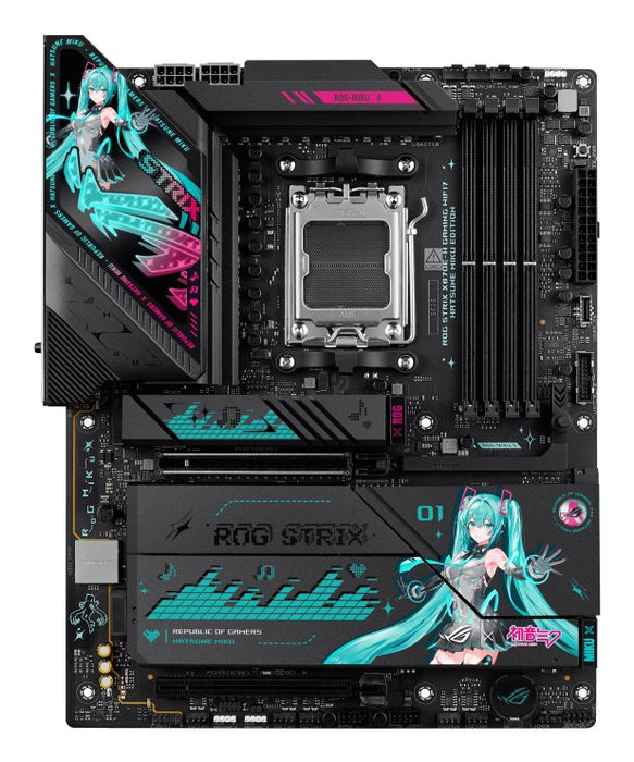 EAN 4711636174640 - ASUS ROG STRIX X870E-H GAMING WIFI7 HATSUNE MIKU EDITION AMD X870E Zócalo AM5 ATX imagen 1
