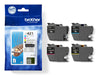 EAN 4977766813600 - Brother LC421VALDR cartucho de tinta 4 pieza(s) Original Negro, Cian, Magenta, Amarillo imagen 3