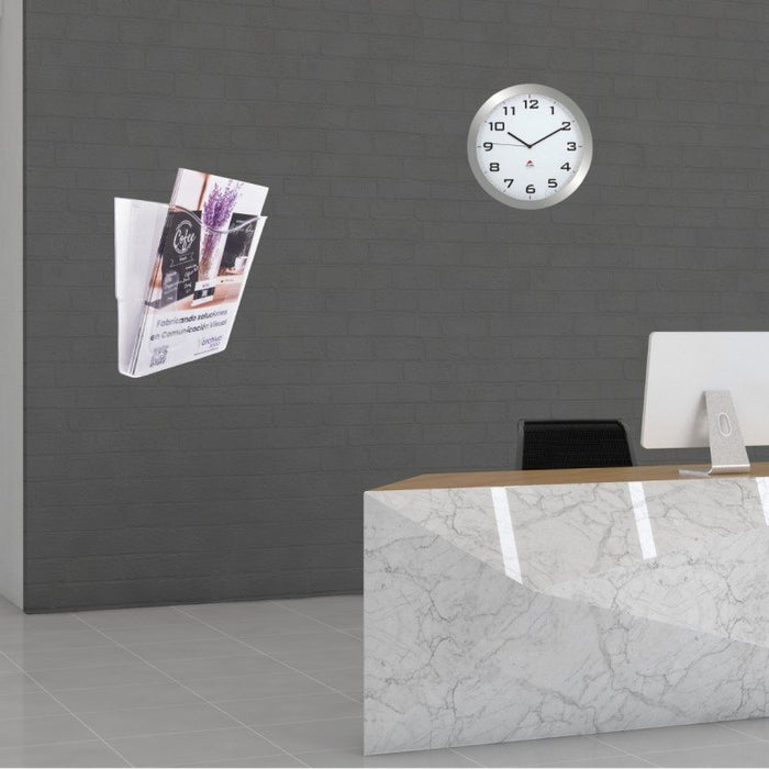 EAN 8429368001955 - Archivo 2000 66504 CS TP portacartel y stand de información Portafolletos A4 Poliestireno Transparente imagen 3