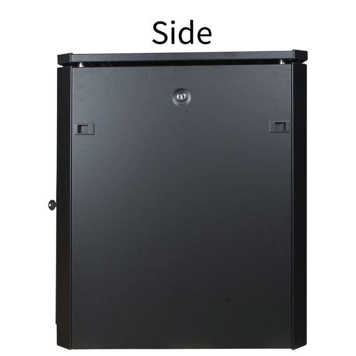 EAN 5420016845740 - LOGON RDL12U66BL armario rack 12U Rack o bastidor independiente Negro imagen 4