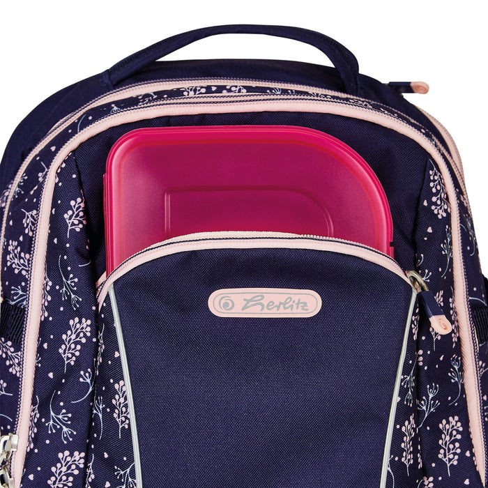 EAN 4008110283142 - Herlitz Ultimate Blossom mochila Mochila escolar Beige, Marina Poliéster imagen 9
