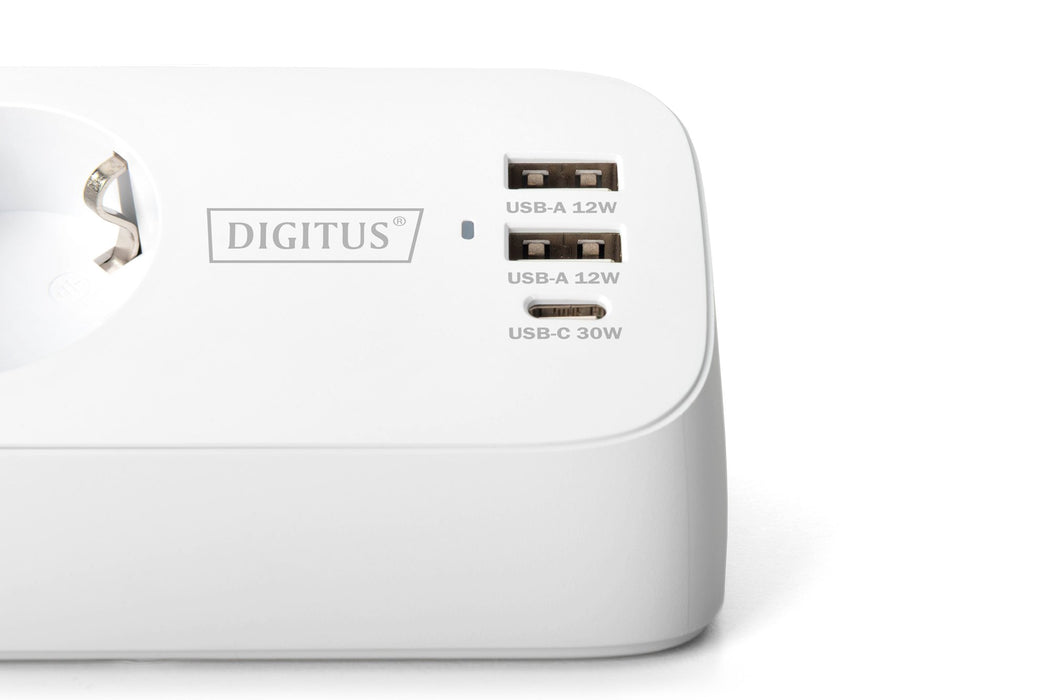 EAN 4016032502074 - Digitus DA-70626 base múltiple 1,5 m 3 salidas AC Interior Blanco imagen 2