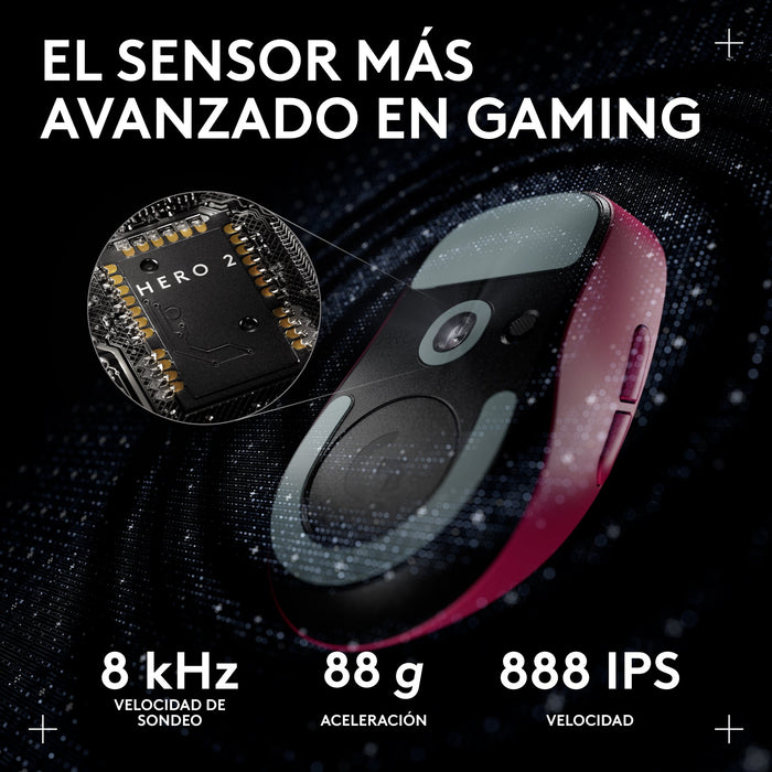 EAN 5099206130081 - Logitech G PRO X SUPERLIGHT 2c ratón Juego Ambidextro RF inalámbrico 44000 DPI imagen 10