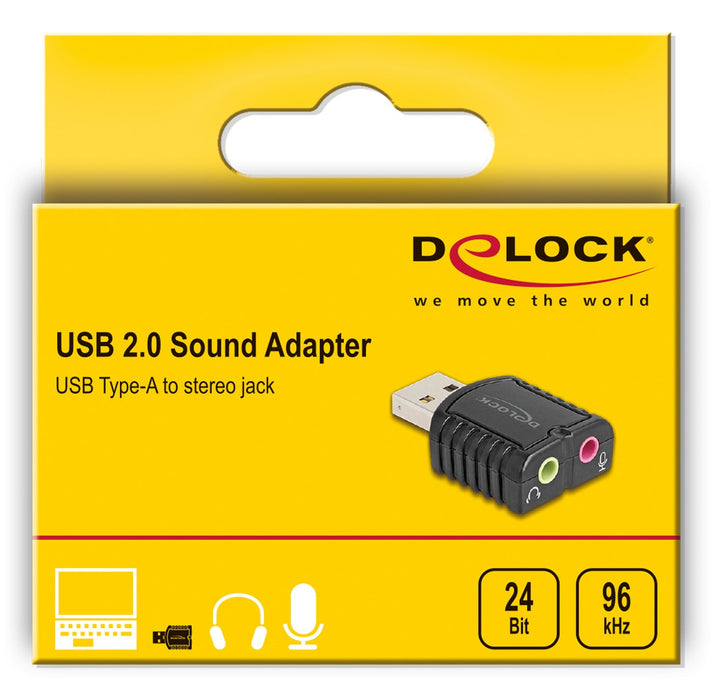 EAN 4043619659647 - DeLOCK 65964 cambiador de género para cable USB Type-A 3.5 mm Negro imagen 4