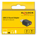 EAN 4043619659647 - DeLOCK 65964 cambiador de género para cable USB Type-A 3.5 mm Negro imagen 4