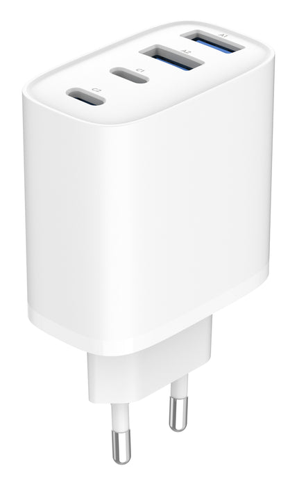 EAN 8716309138116 - Gembird TA-UC-2A2C-PD40-01-W cargador de dispositivo móvil Smartphone, Tableta Blanco Corriente alterna C imagen 3