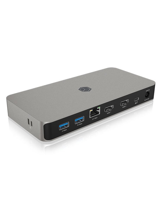 EAN 4250078173632 - ICY BOX IB-DK2880-C41 Alámbrico USB4 Antracita, Negro imagen 1