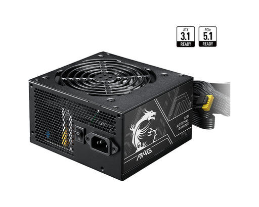 EAN 4711377364287 - MSI MAG A650BN PCIE5 II unidad de fuente de alimentación 650 W 20+4 pin ATX ATX Negro imagen 2