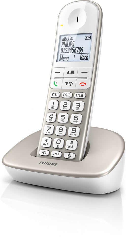 EAN 6951613999387 - Philips XL4901S/23 teléfono Teléfono DECT Identificador de llamadas Plata, Blanco imagen 1