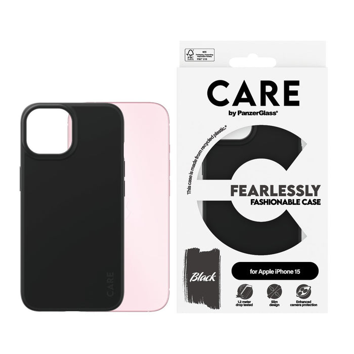 EAN 5715685005640 - PanzerGlass CARE™ by ® Case Black iPhone 15 funda para teléfono móvil Negro imagen 2