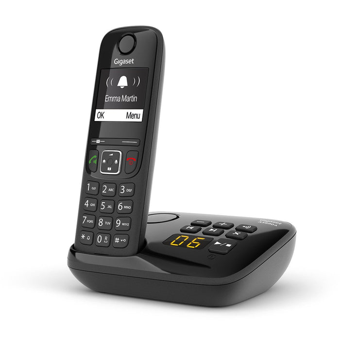 EAN 4250366854571 - Gigaset AS690A Teléfono DECT/analógico Negro imagen 5