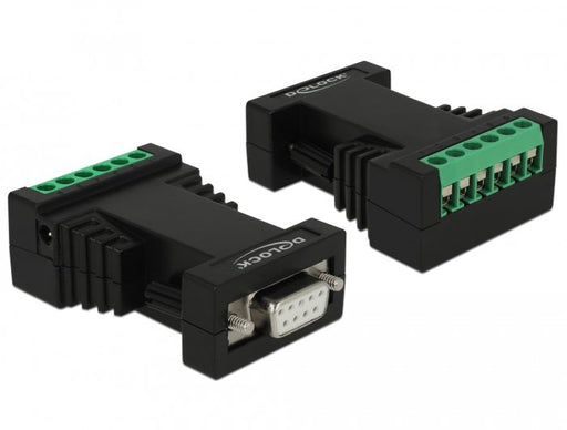 EAN 4043619876860 - DeLOCK 87686 cambiador de género para cable RS-232 RS-422/485 Negro imagen 1
