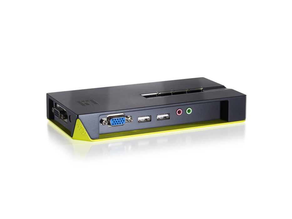 EAN 4015867137871 - LevelOne KVM-0421 interruptor KVM Negro, Verde imagen 1