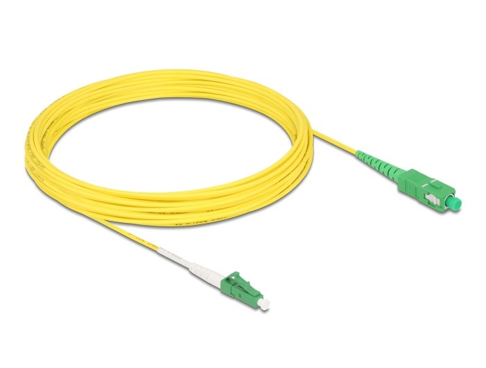 EAN 4043619838769 - DeLOCK 83876 Cable de fibra óptica e InfiniBand 10 m LC SC LC/SC Amarillo imagen 1