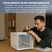 EAN 5907207228877 - Extralink LITE 6U 10 280X310 WALL-MOUNTED RACKMOUNT CABINET GRAY imagen 8