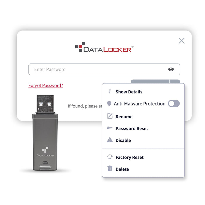 EAN 850051492077 - DataLocker DL GO unidad flash USB 4 GB USB tipo A 3.2 Gen 2 (3.1 Gen 2) Gris imagen 14