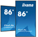 EAN 4948570124916 - iiyama LH8664UHS-B2AG pantalla de señalización Pantalla plana para señalización digital 2,17 m (85.6") Wi imagen 1